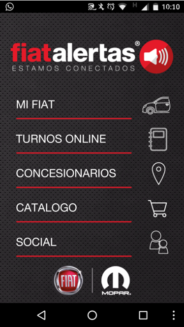 fiat alertas app